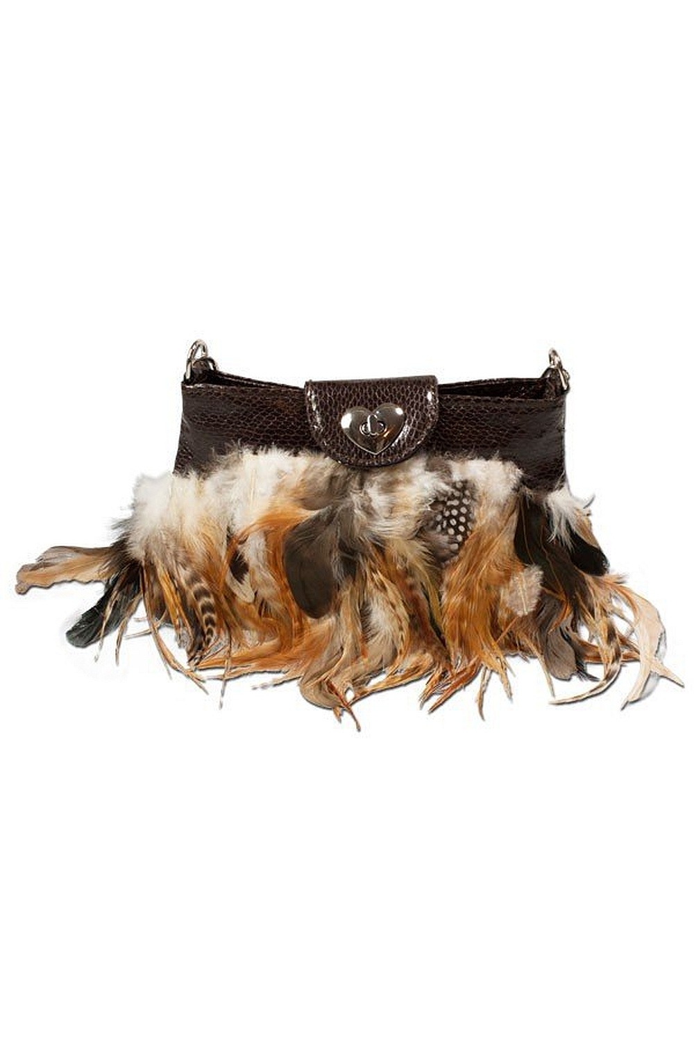 Clutch Federnrausch braun