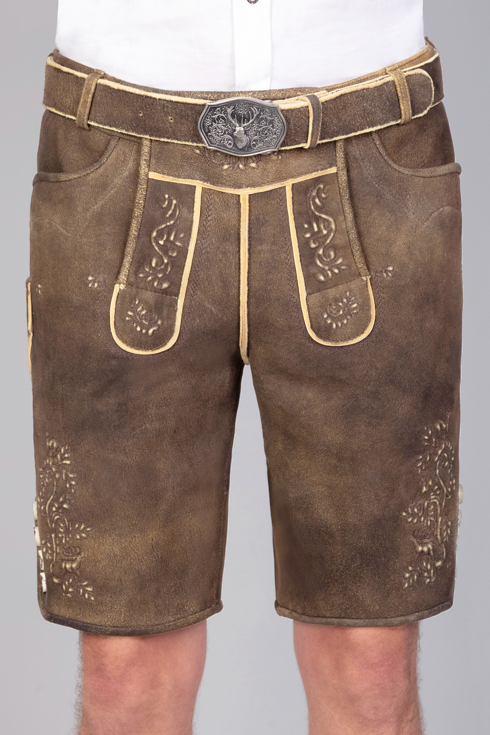 Kurze Hirschlederhose Uli sämisch