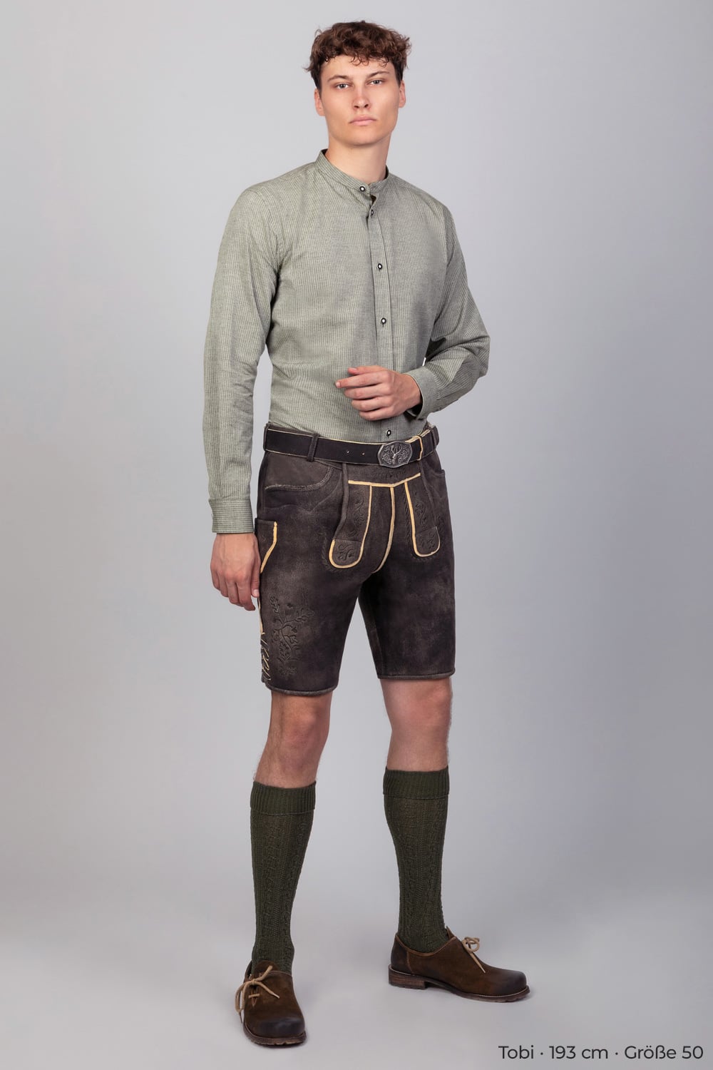 Kurze Hirschlederhose Noah sämisch
