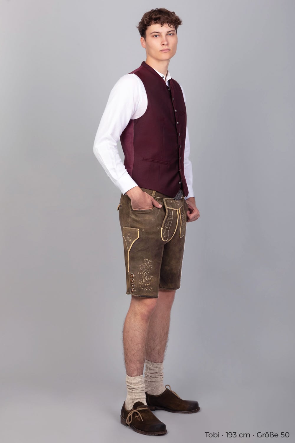 Kurze Hirschlederhose Uli sämisch