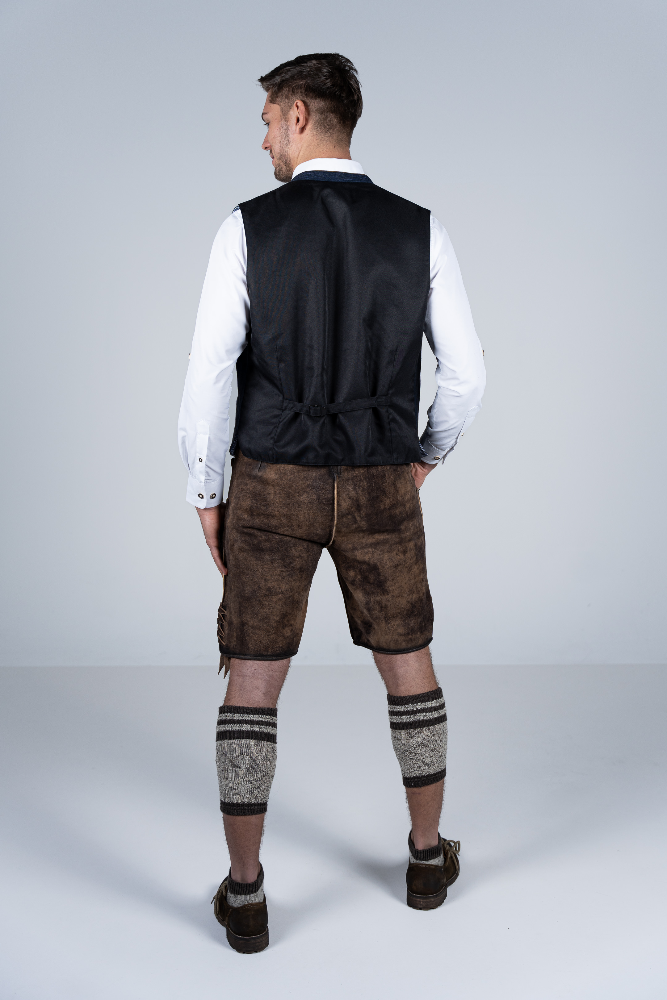 Kurze Wildbock Lederhose Florian