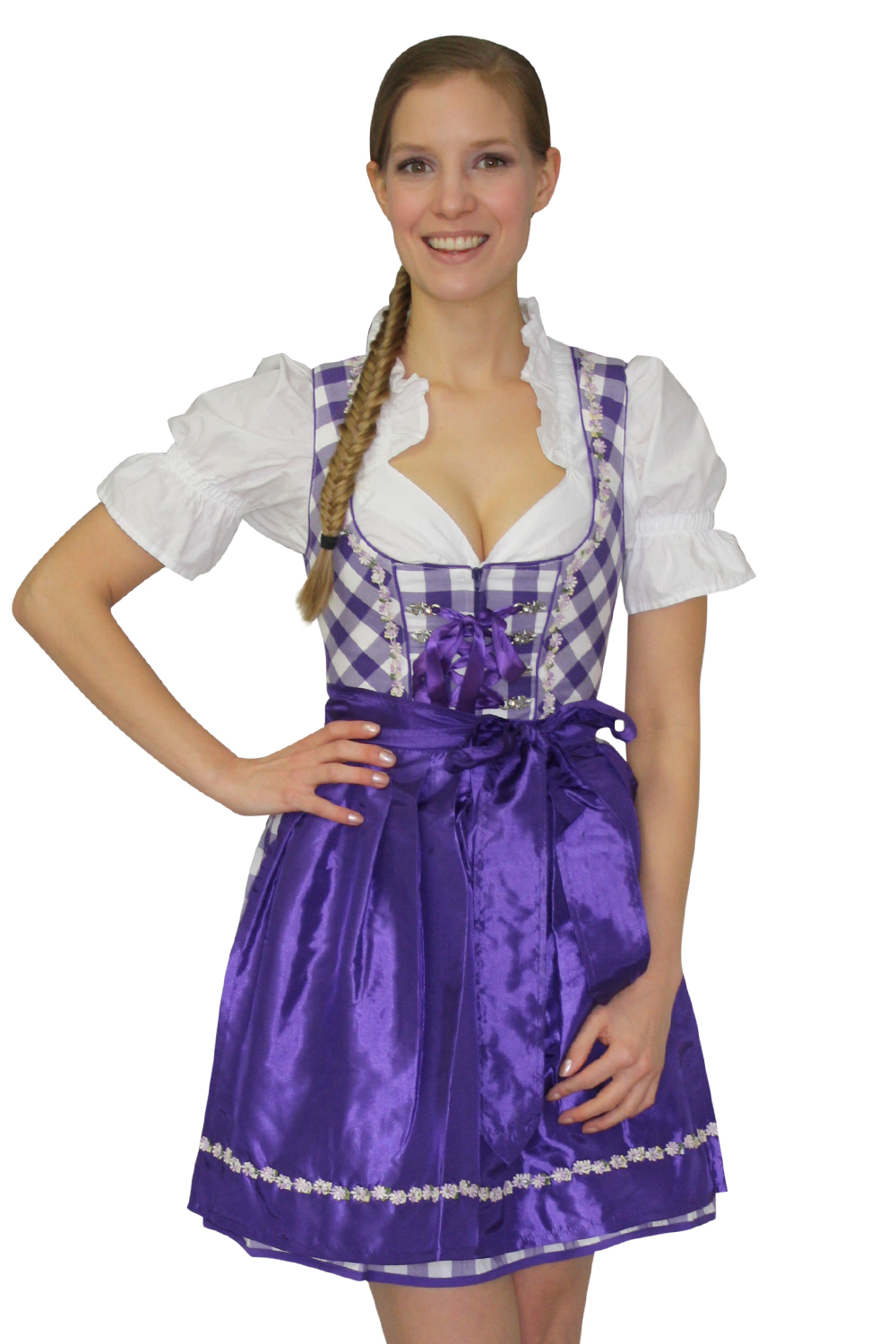 Mini Dirndl Joy violett