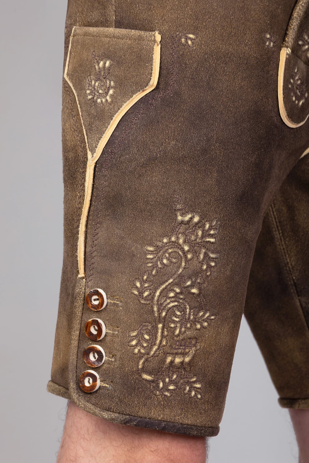 Kurze Hirschlederhose Uli sämisch