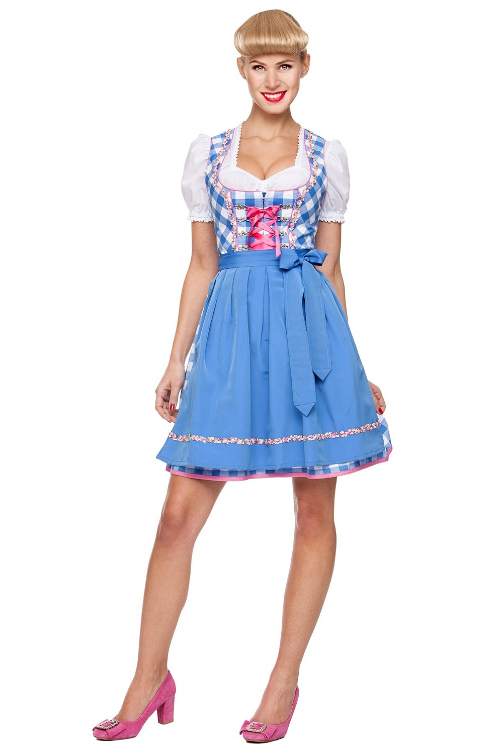 Mini Dirndl Joy azur