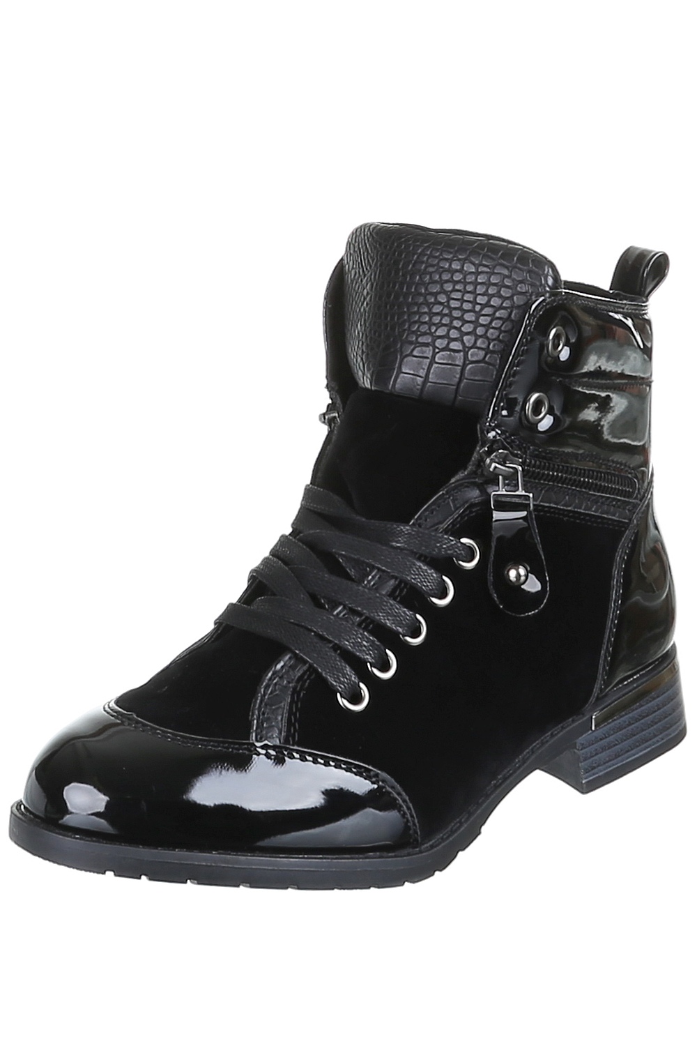 Damen Stiefeletten schwarz