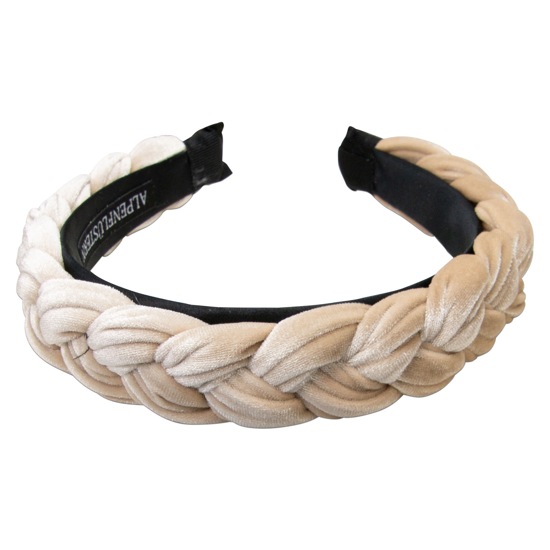 Trachten Samt Haarreif Beige