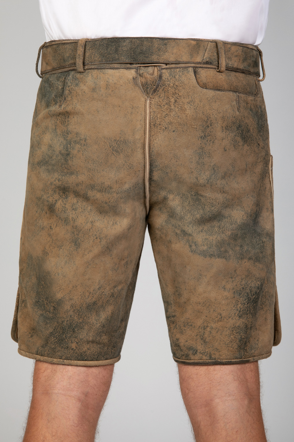 Kurze Wildbock Lederhose Paul