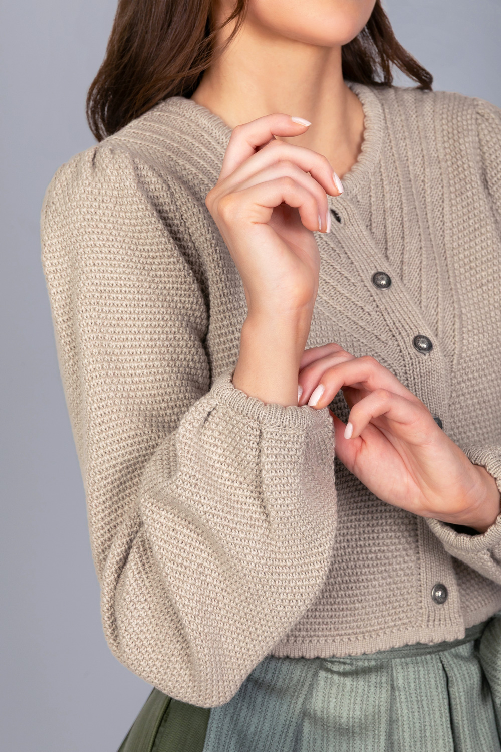 Strickjacke Isa Creme