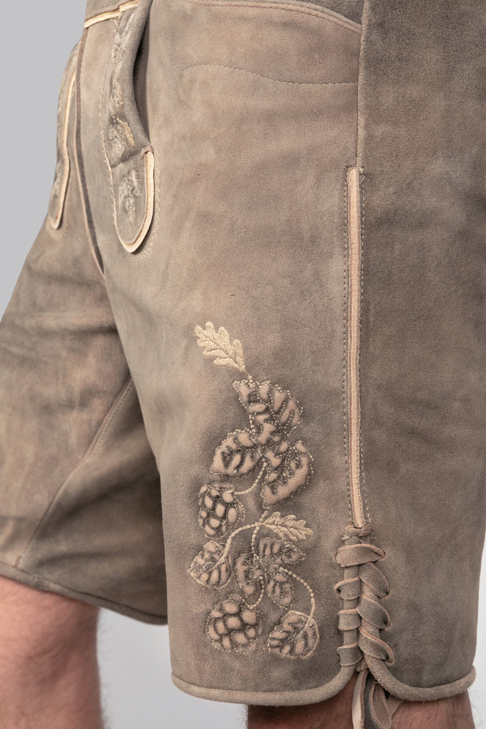 Kurze Wildbock Lederhose Kare