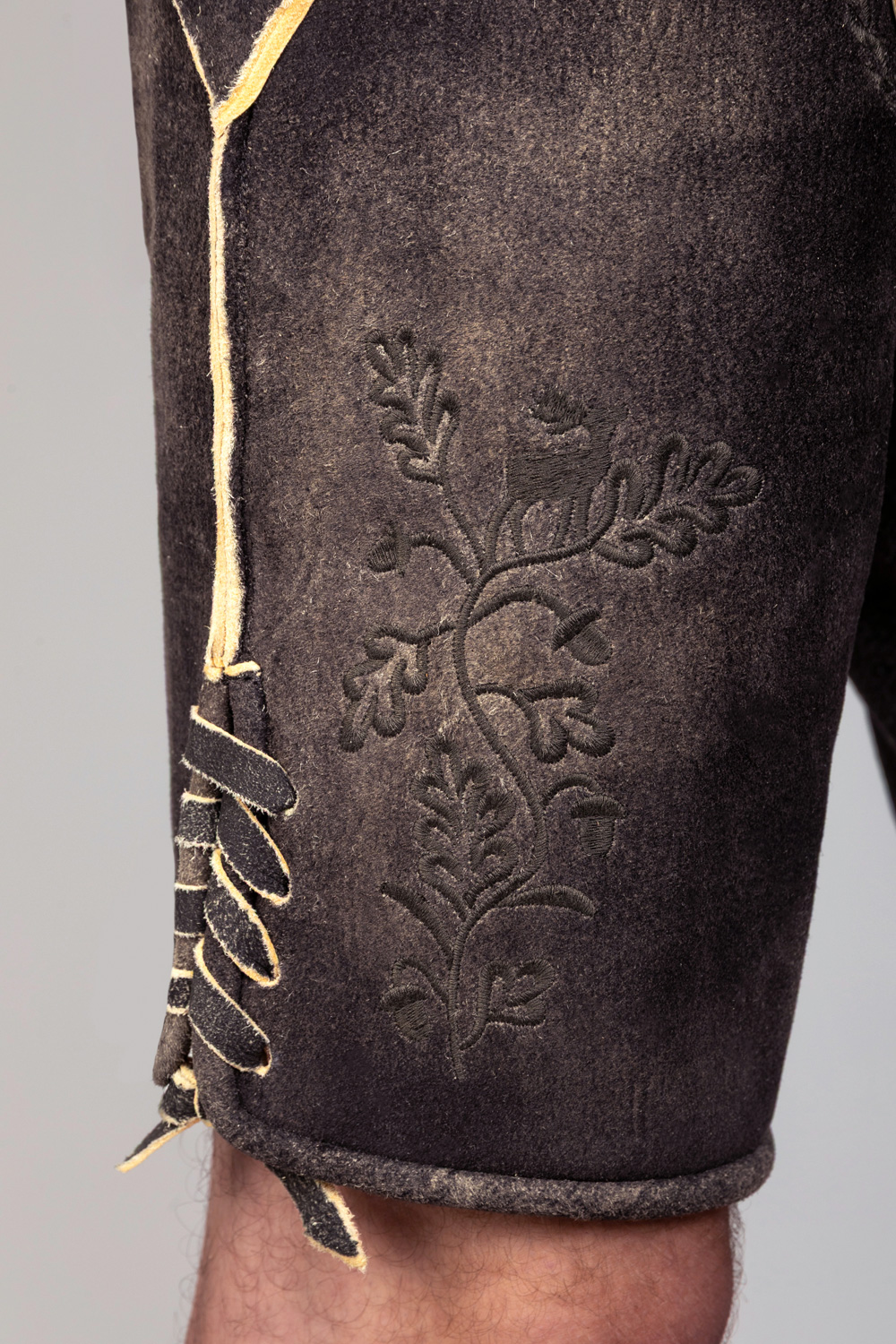 Kurze Hirschlederhose Noah sämisch
