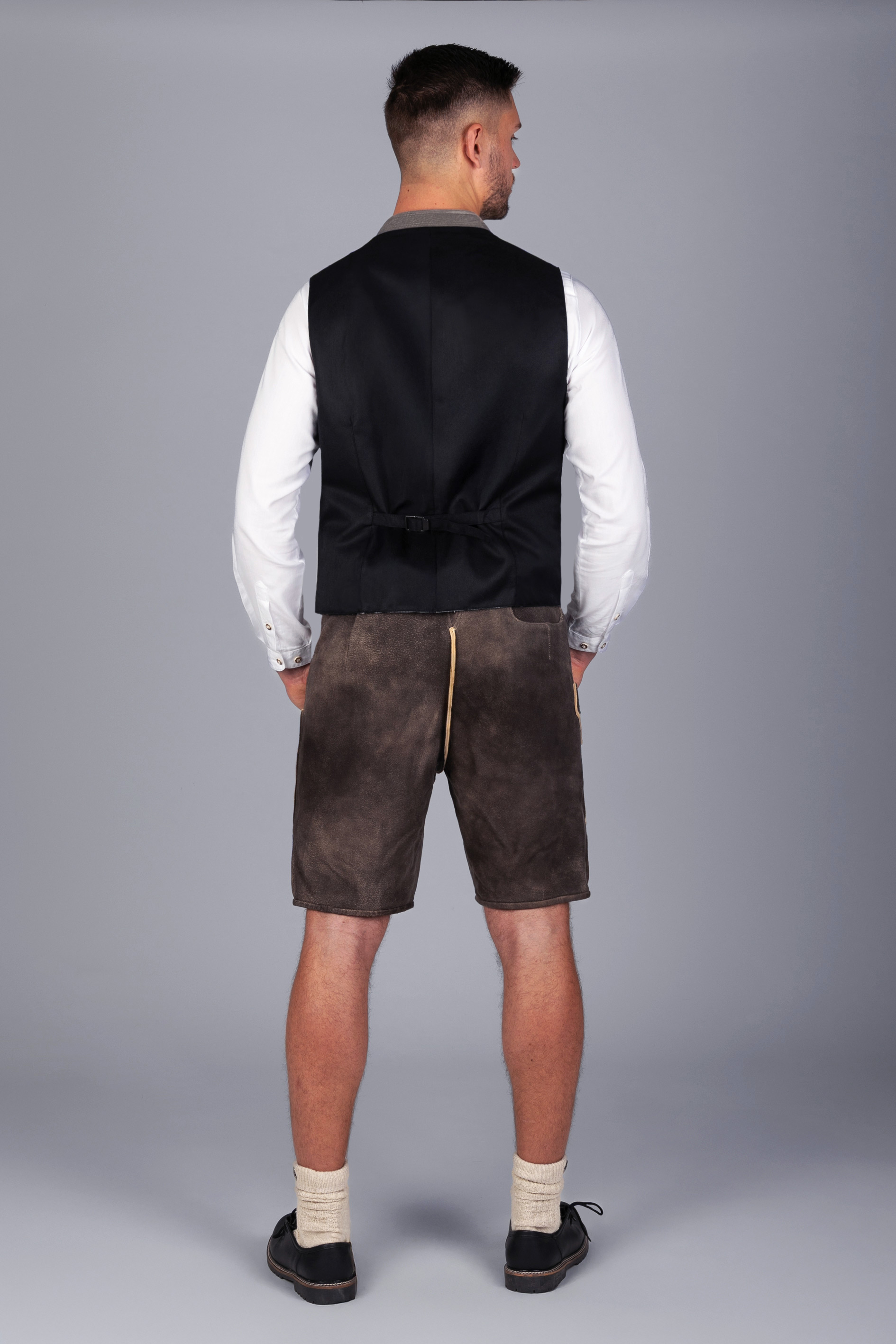 Trachten Weste Karl grau