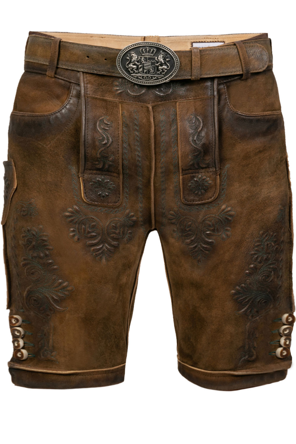 Kurze Wildbock Lederhose Jan