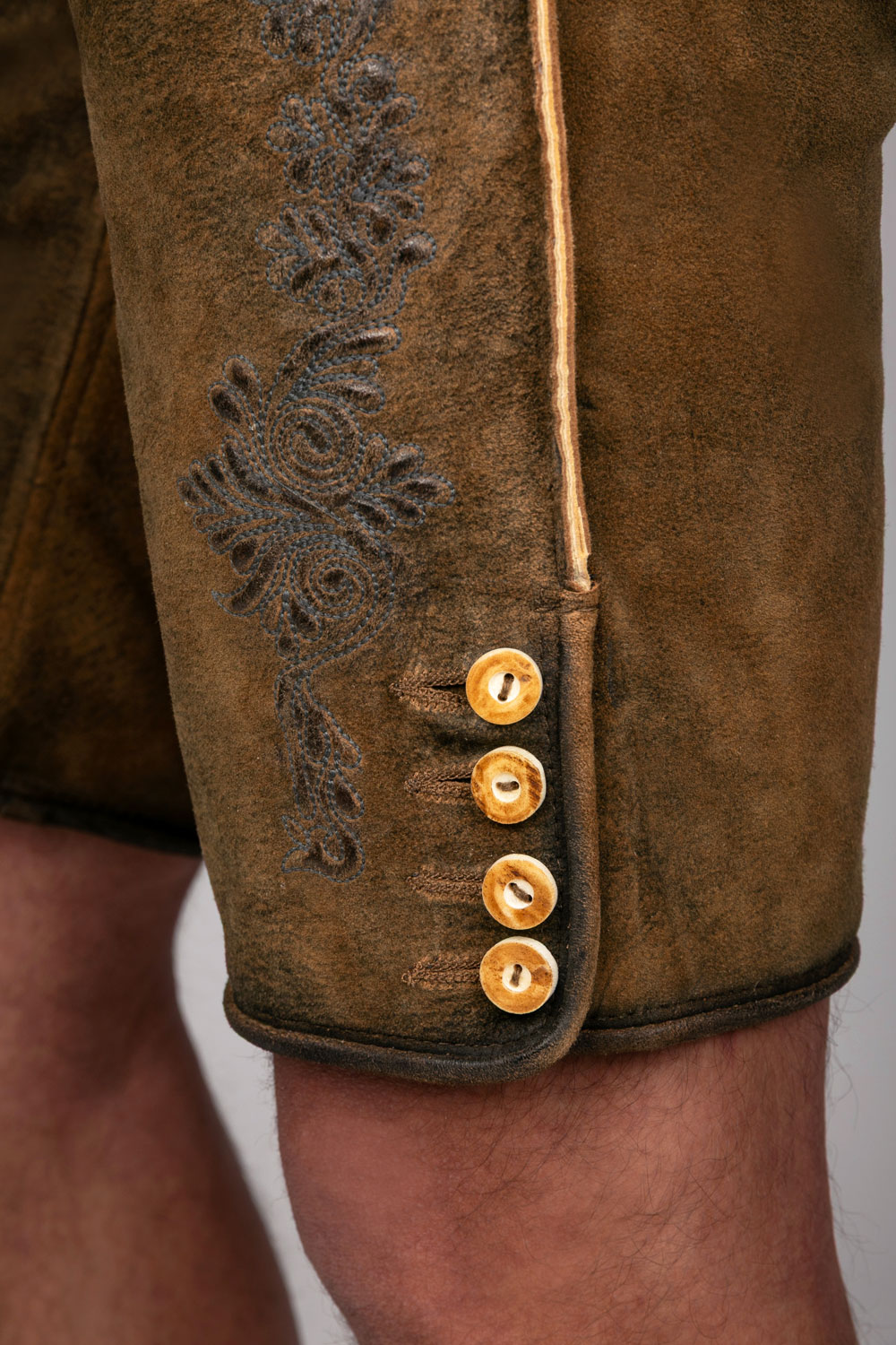 Kurze Wildbock Lederhose Erwin Siberia
