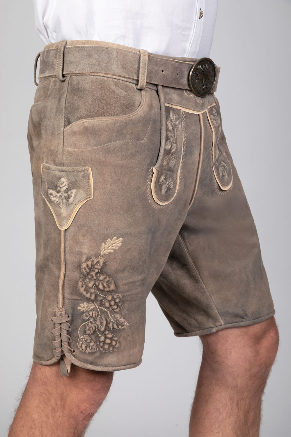 Kurze Wildbock Lederhose Kare