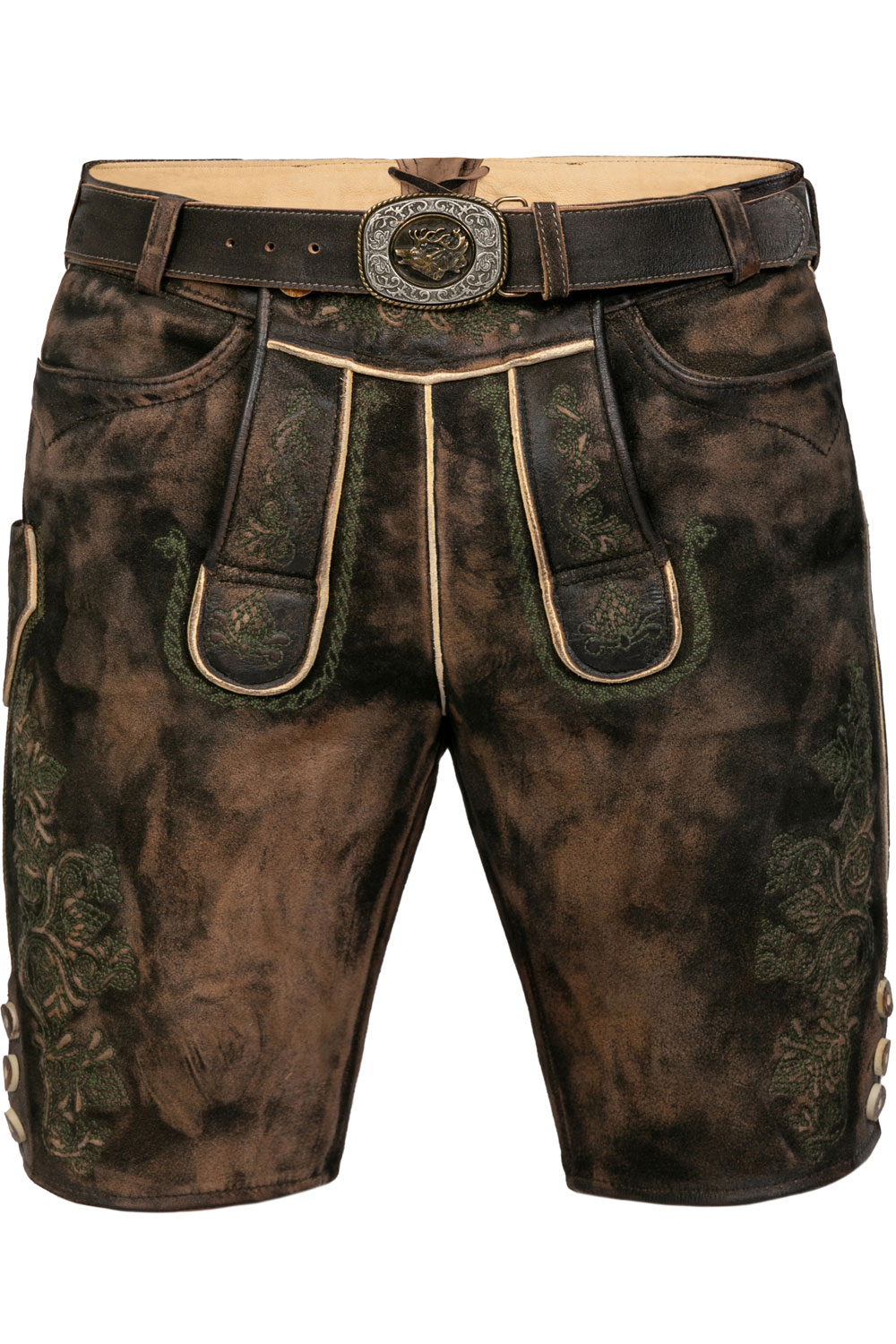 Kurze Wildbock Lederhose Hector