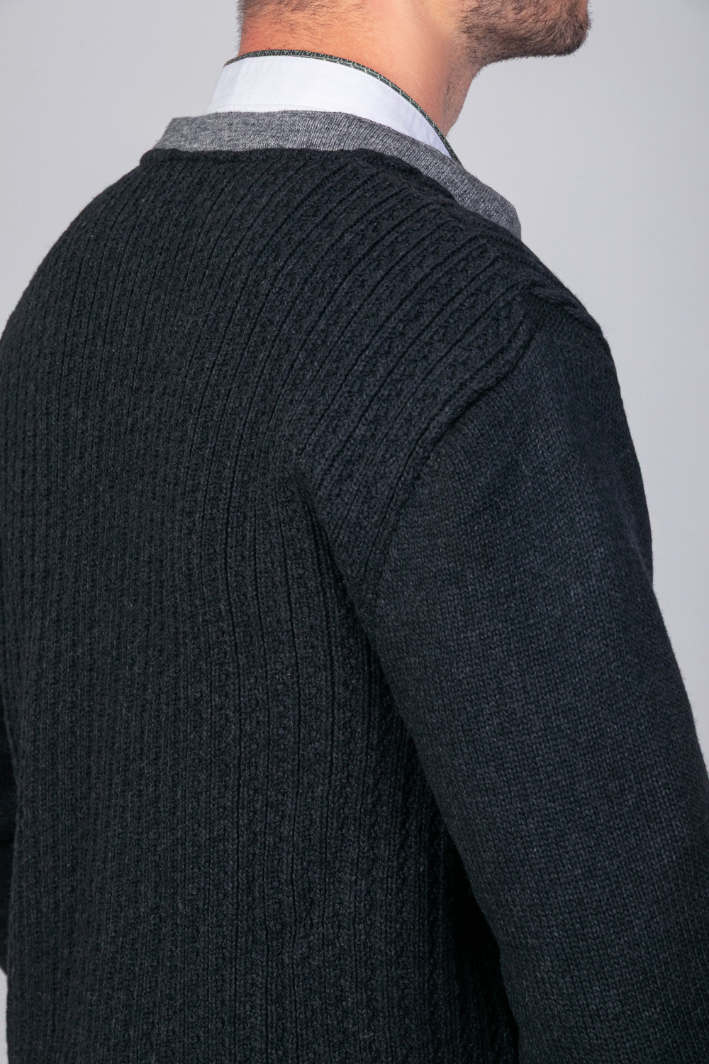 Trachten Strickjacke Jakob Dunkelanthrazit