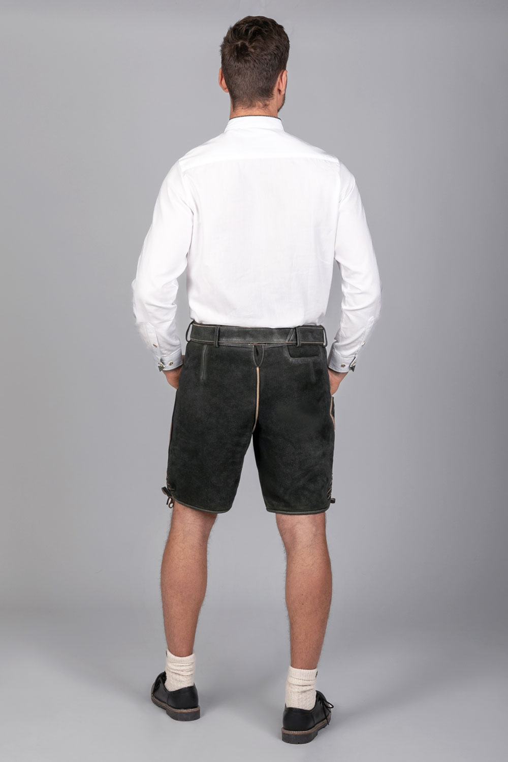 Kurze Wildbock Lederhose Friedl