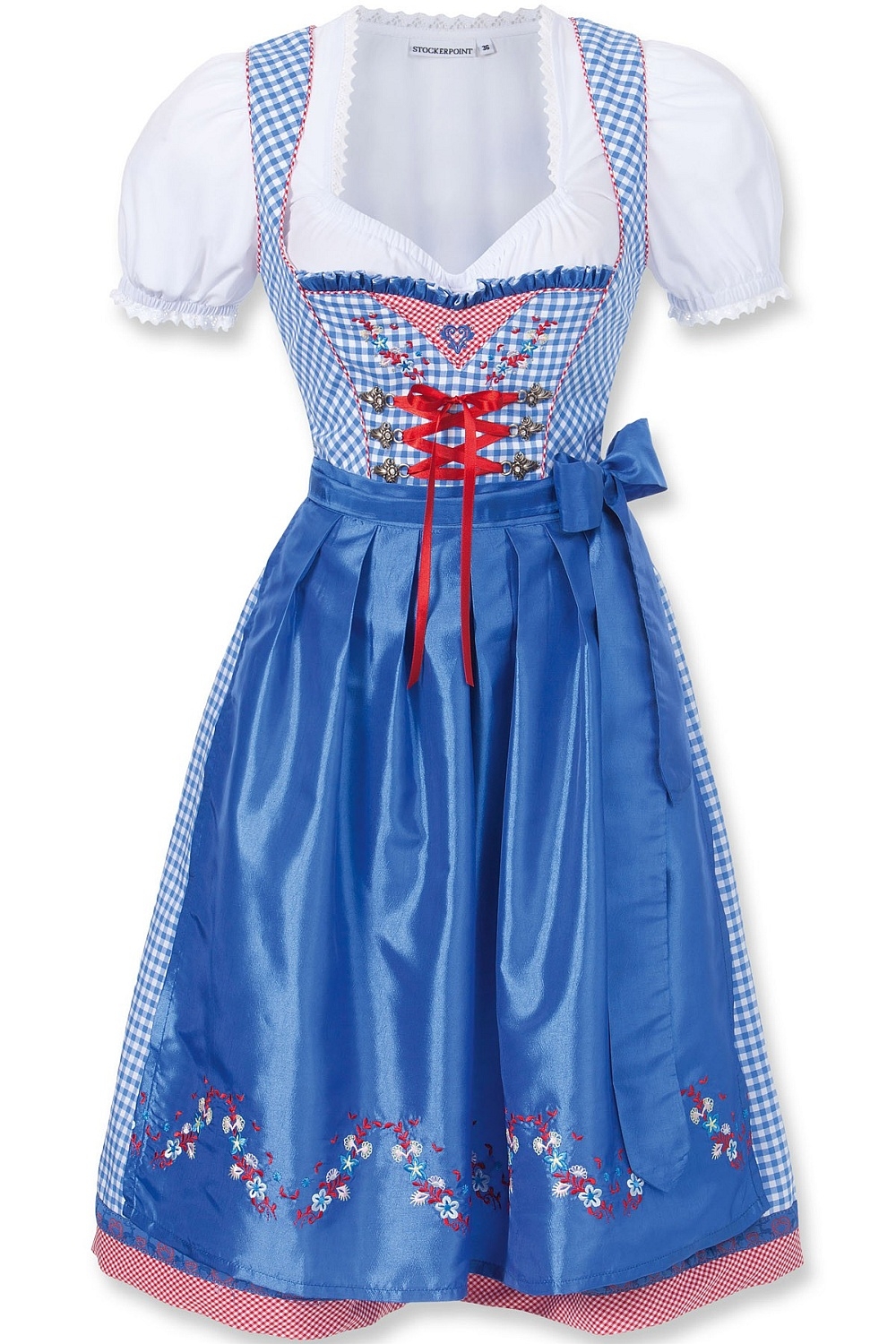 Midi Dirndl Jasmin azur