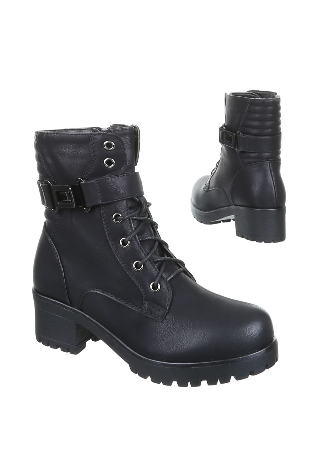 Damen Boots schwarz 2