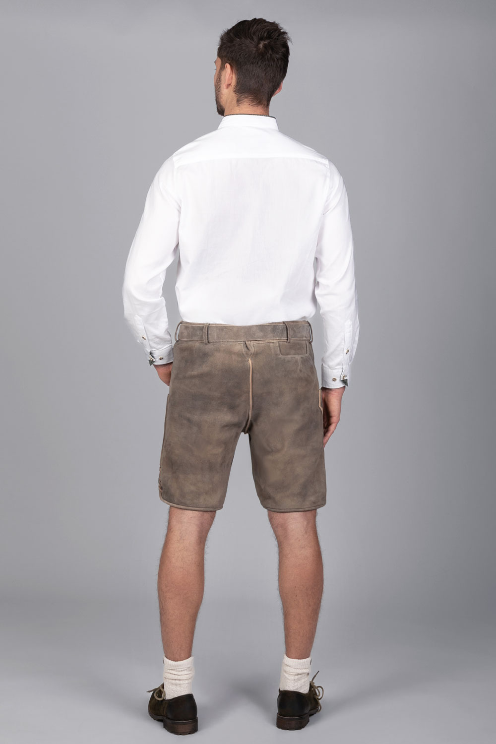 Kurze Wildbock Lederhose Kare