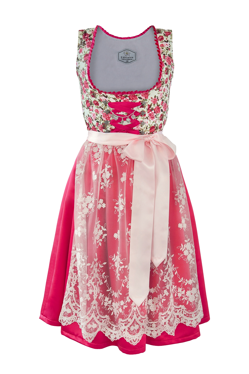 Made in Germany Dirndl pink Rosen