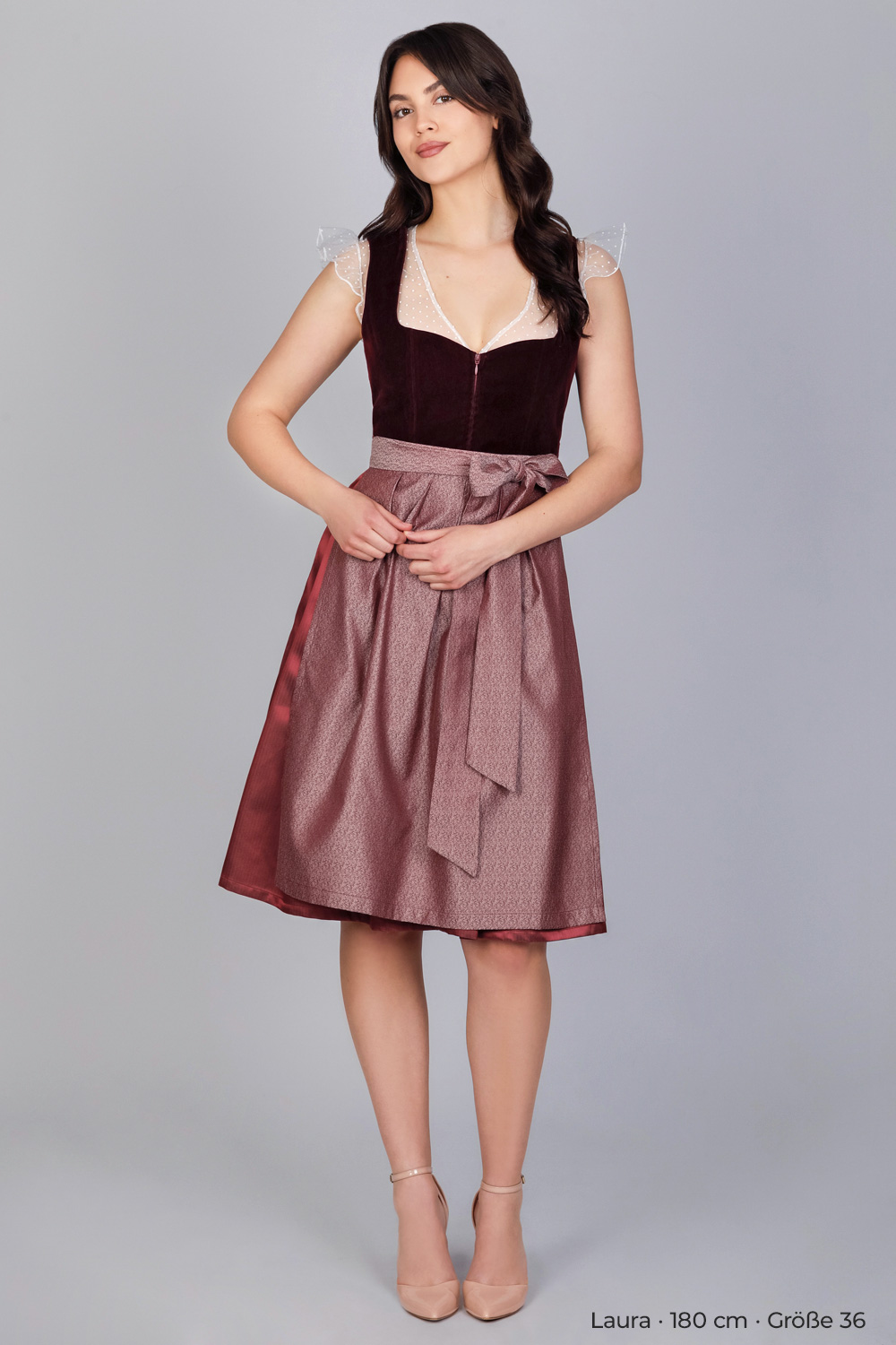 Dirndlbluse Sophie Weiß