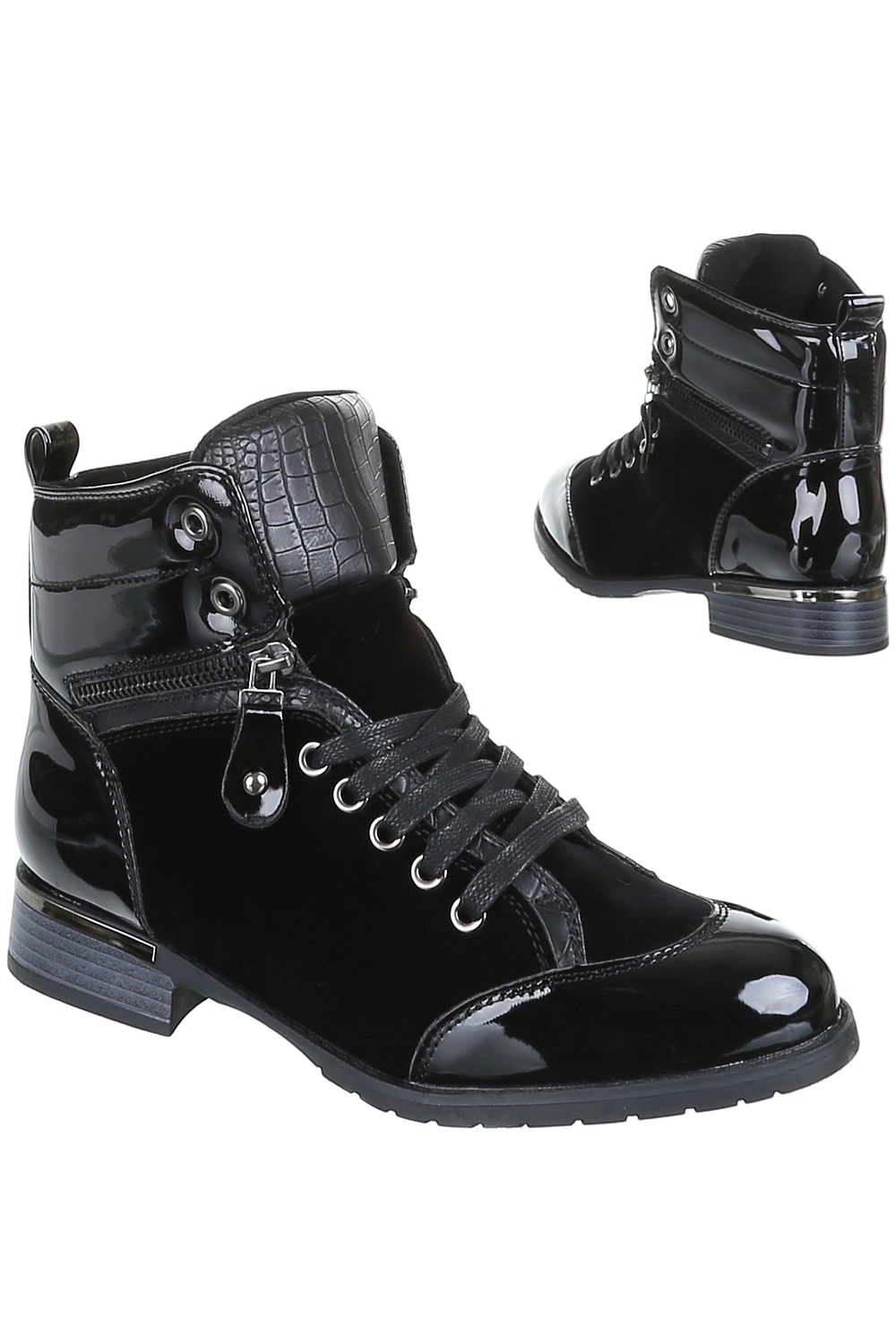 Damen Stiefeletten schwarz