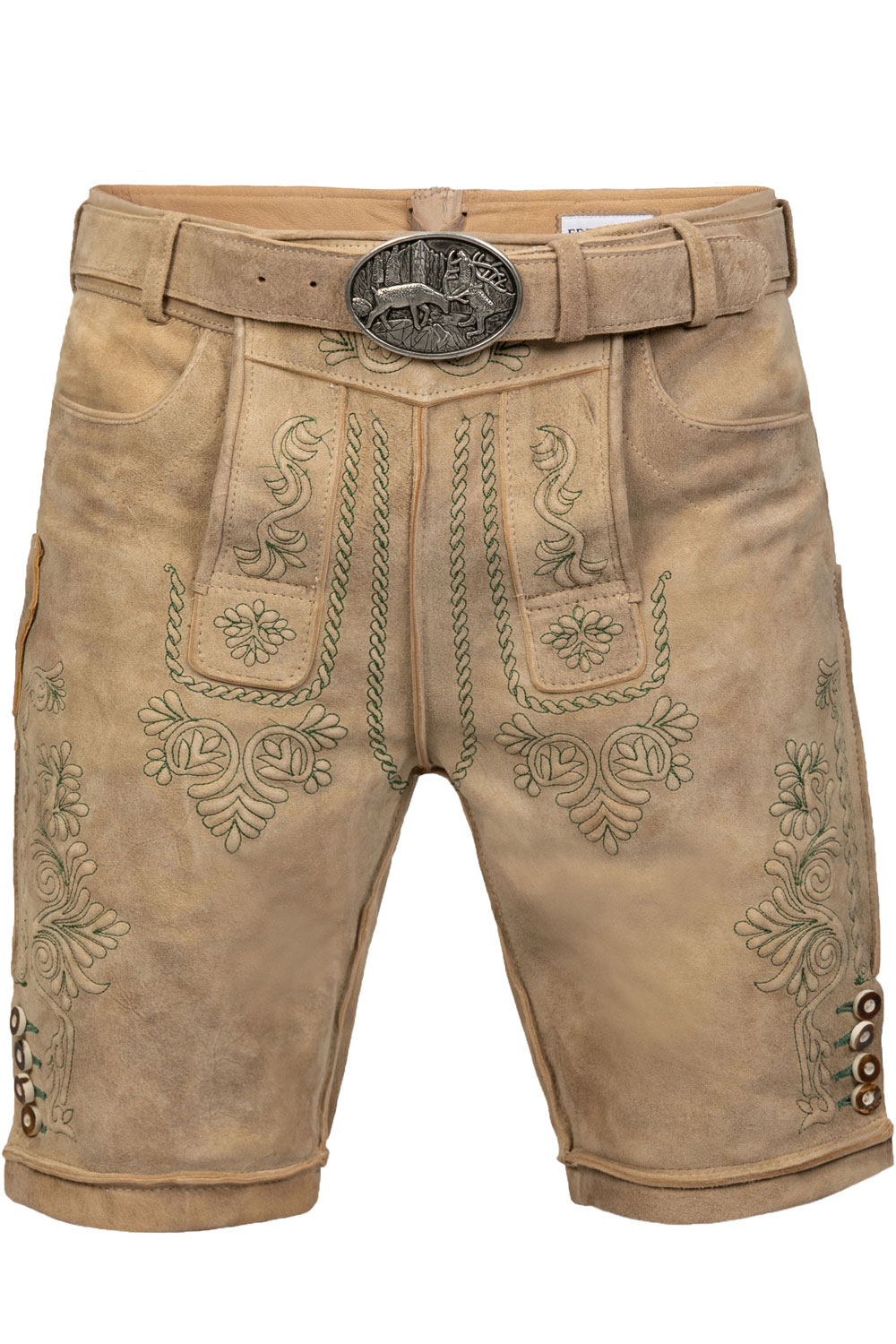 Kurze Wildbock Lederhose Adam