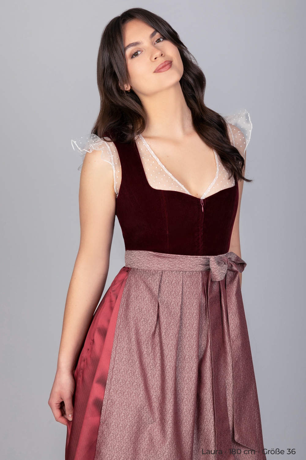 Dirndlbluse Sophie Weiß