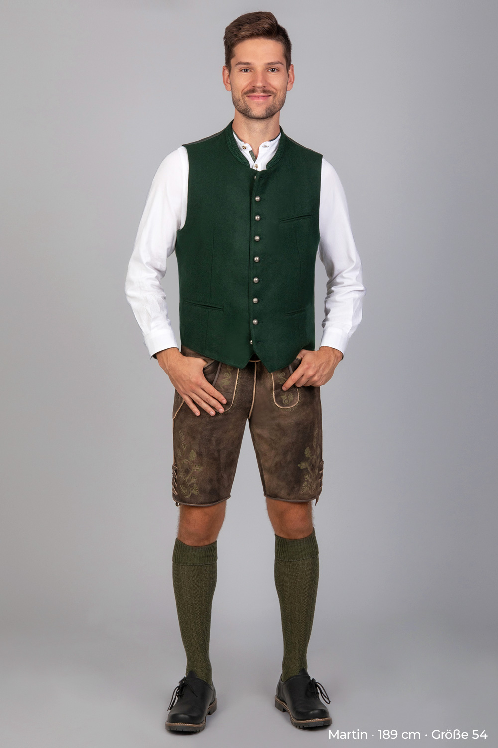 Trachten Weste Hans Grün