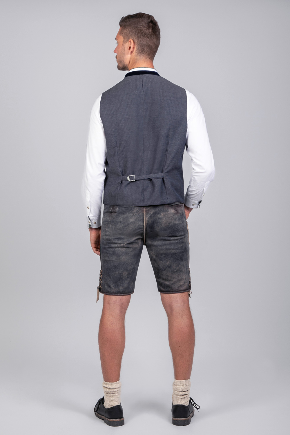 Kurze Wildbock Lederhose Tom