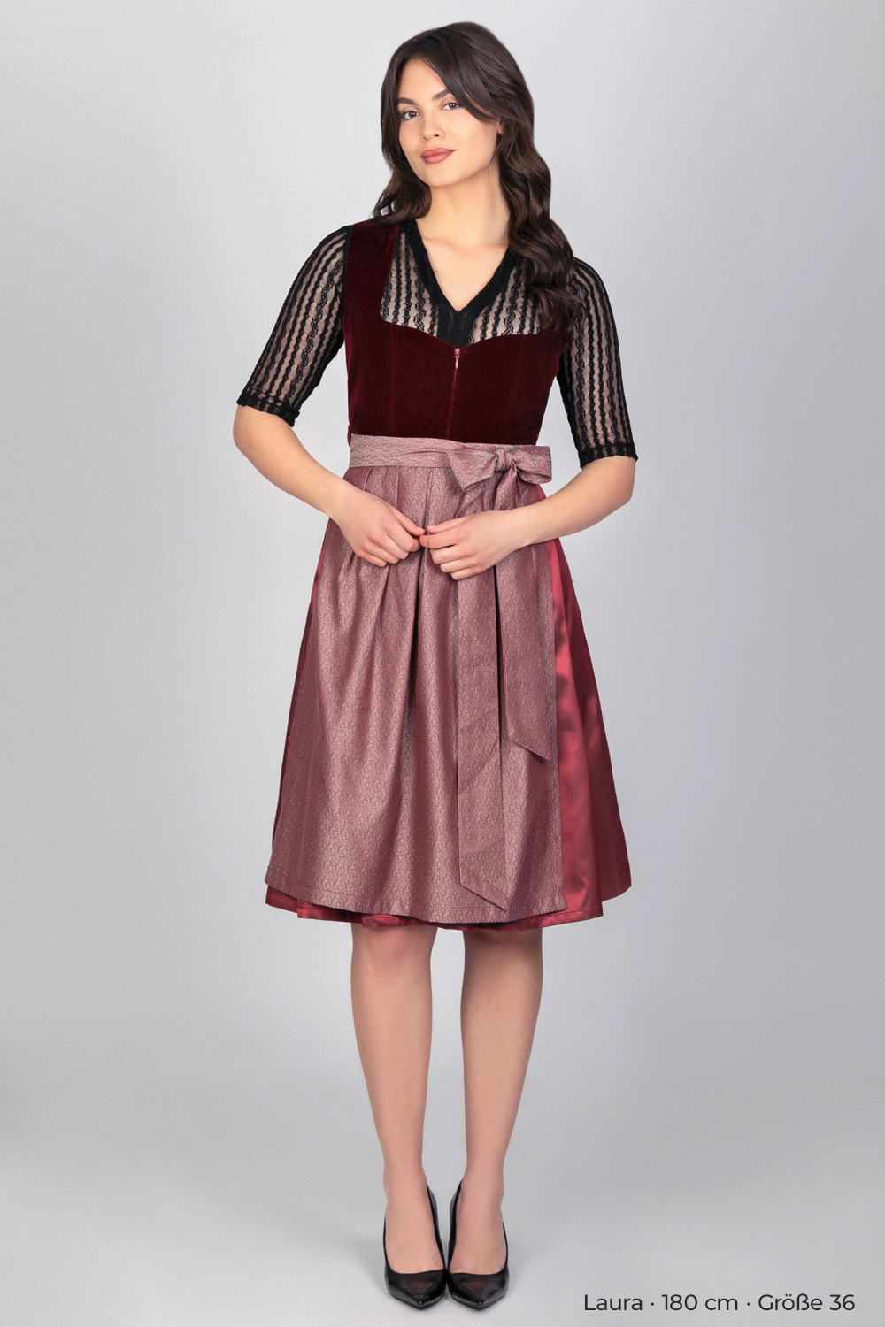 Dirndlbluse Anna Schwarz