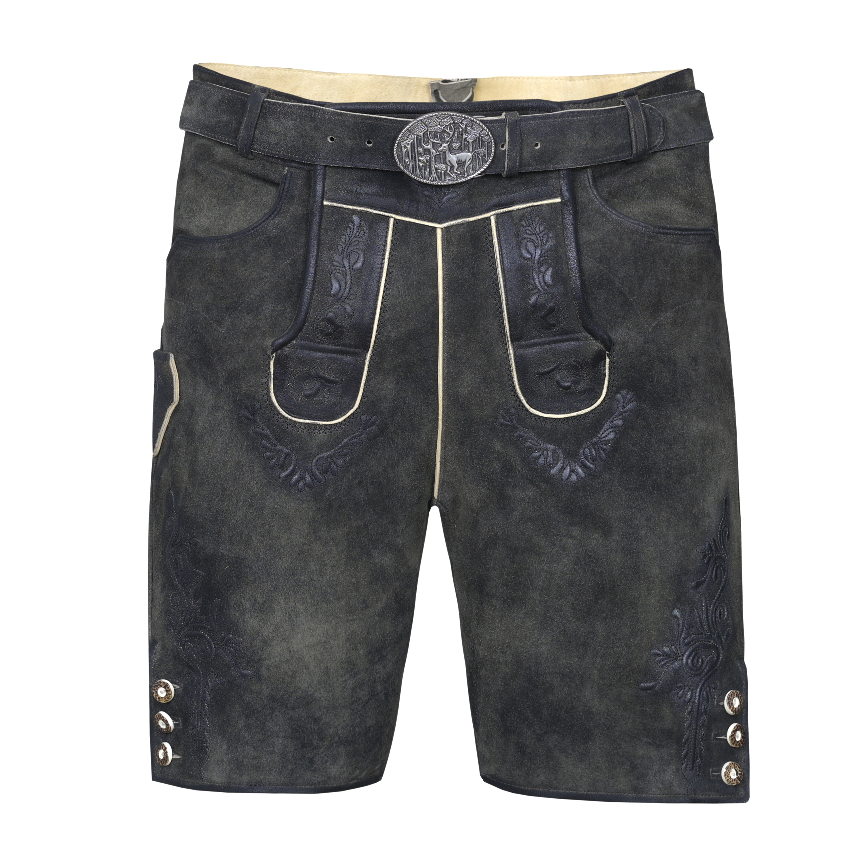 Kurze Wildbock Lederhose Alois