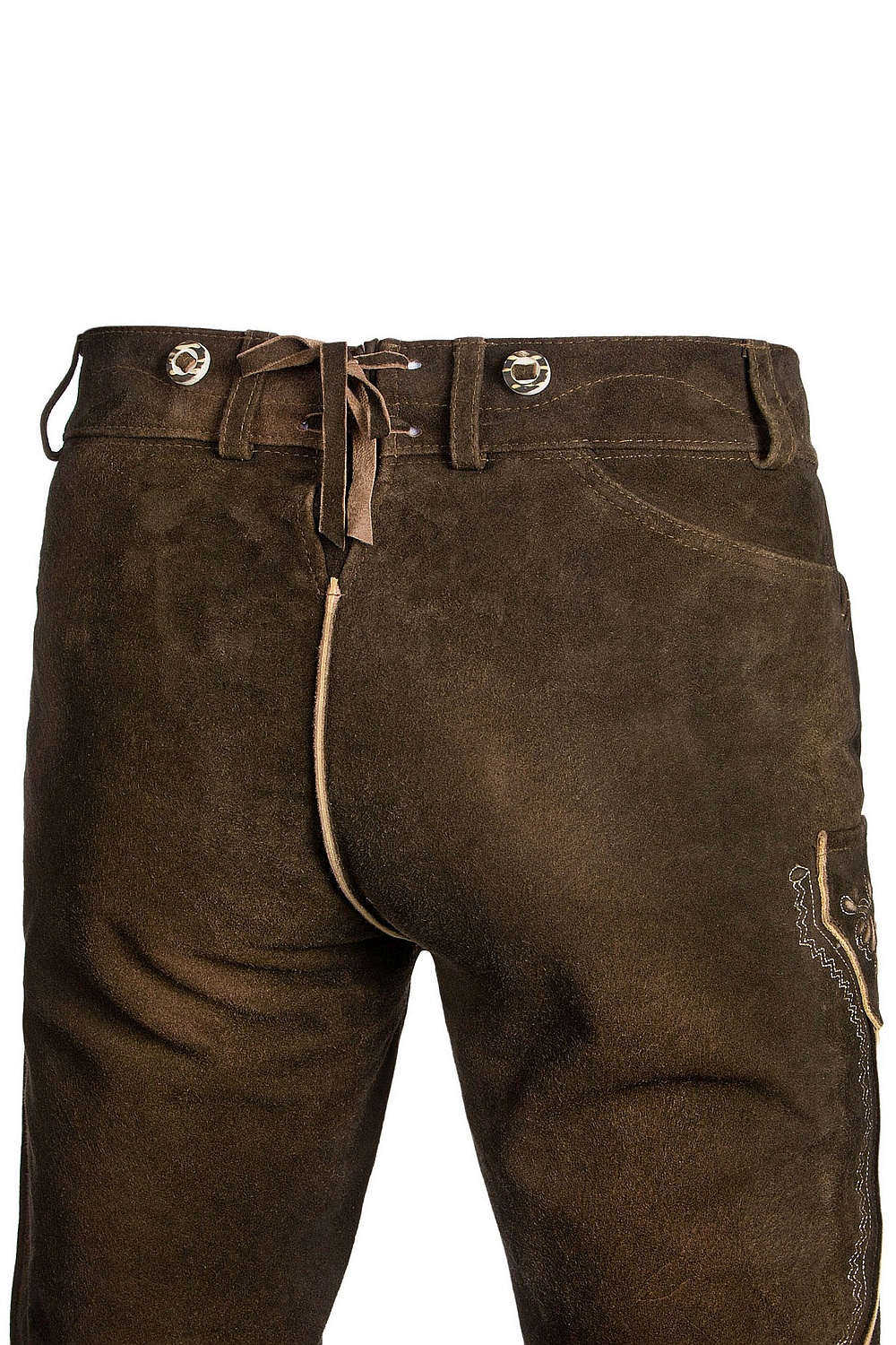 Kniebund Trachtenlederhose Vitus moor antik