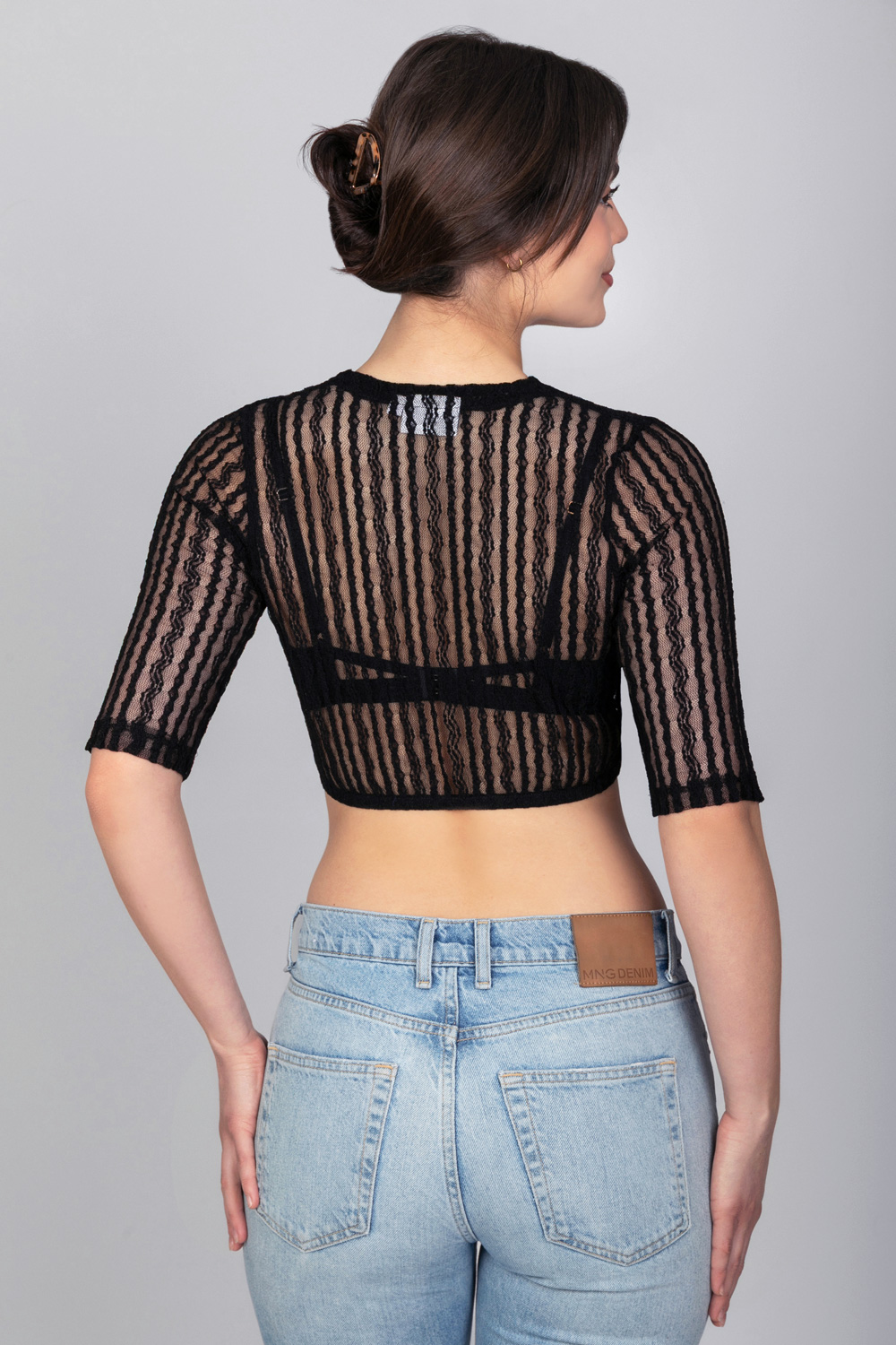 Dirndlbluse Anna Schwarz