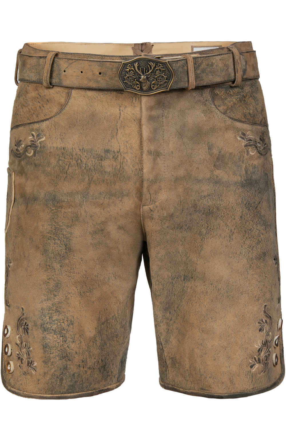 Kurze Wildbock Lederhose Paul