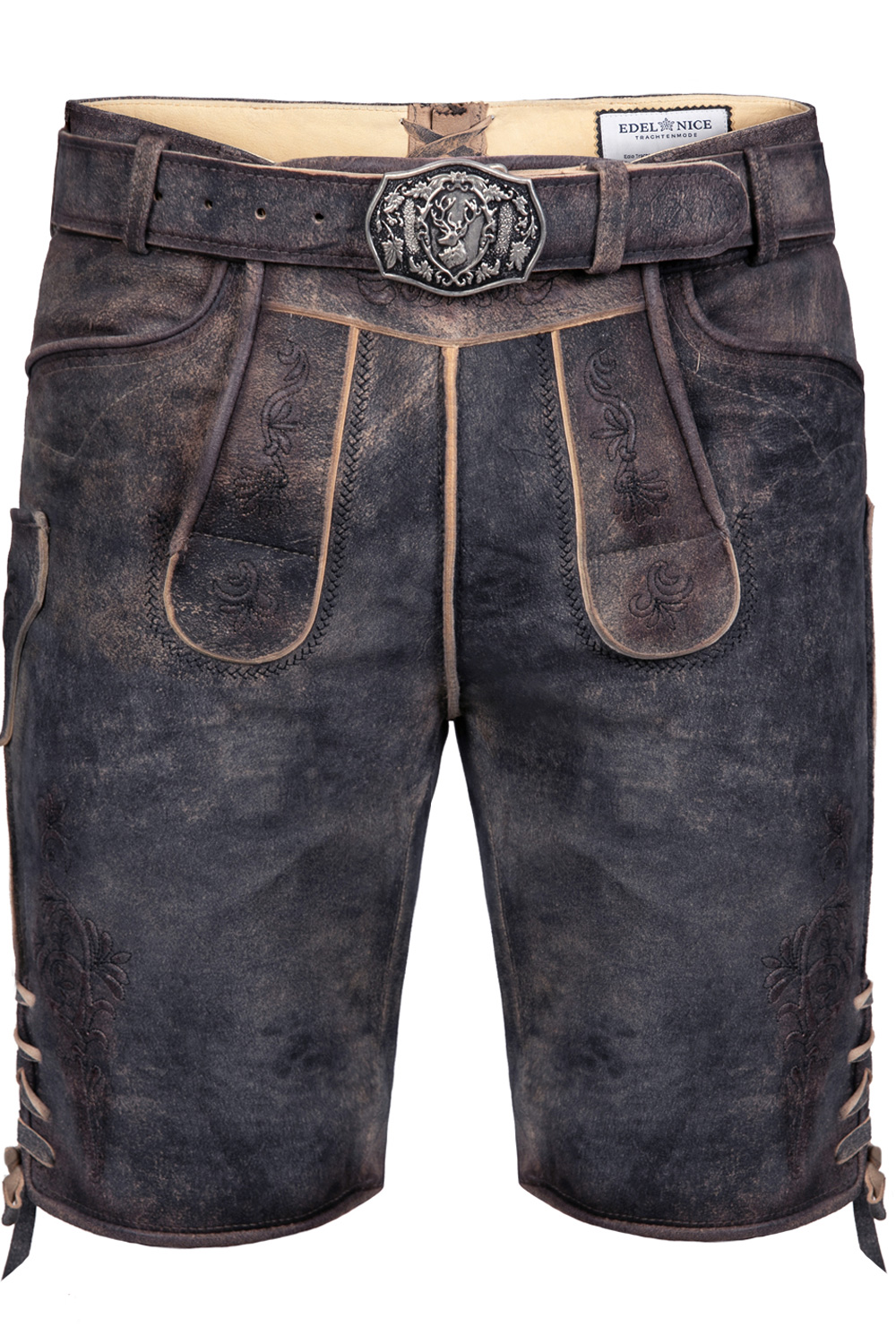 Kurze Wildbock Lederhose Tom