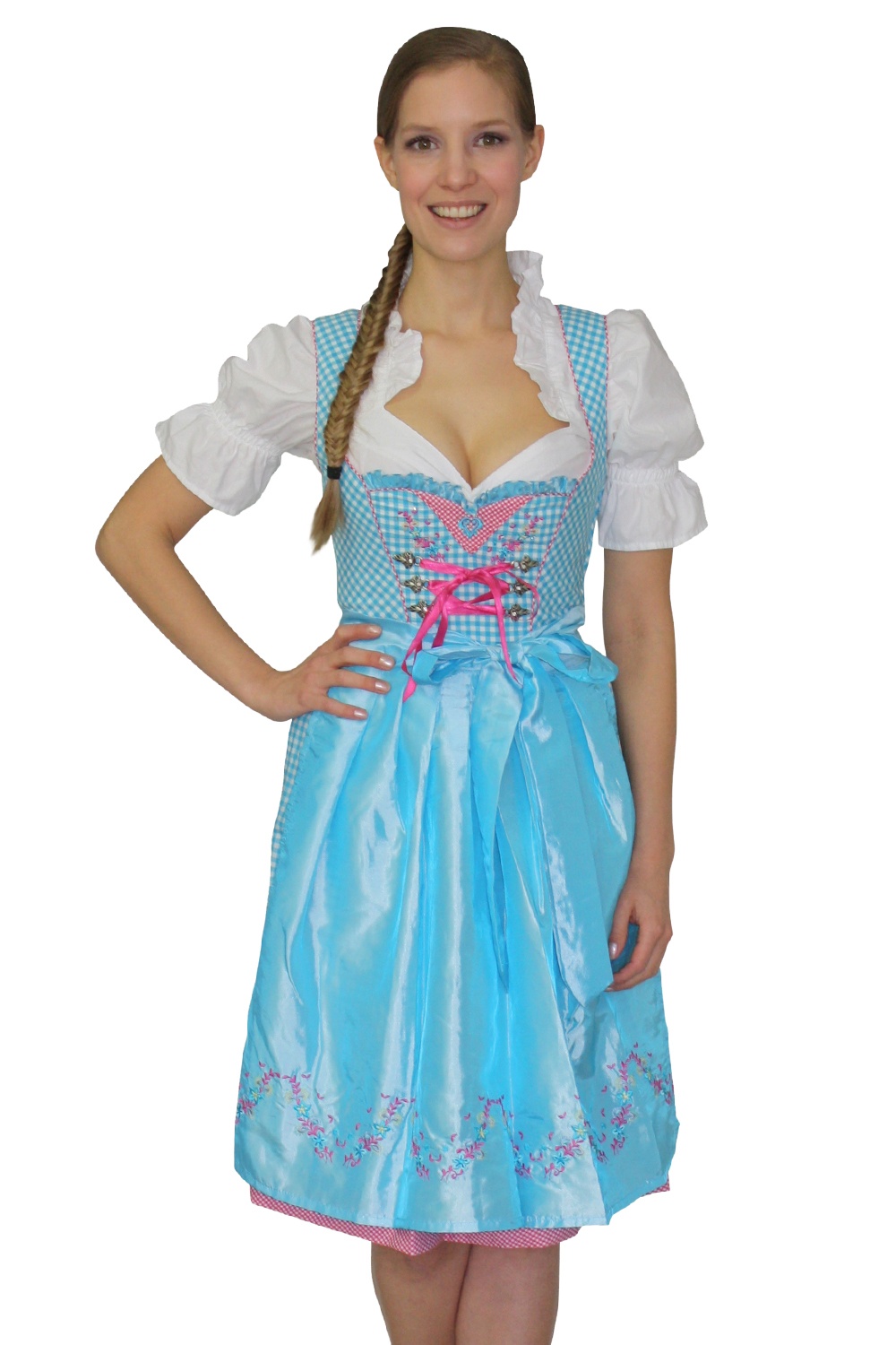 Midi Dirndl Jasmin türkis