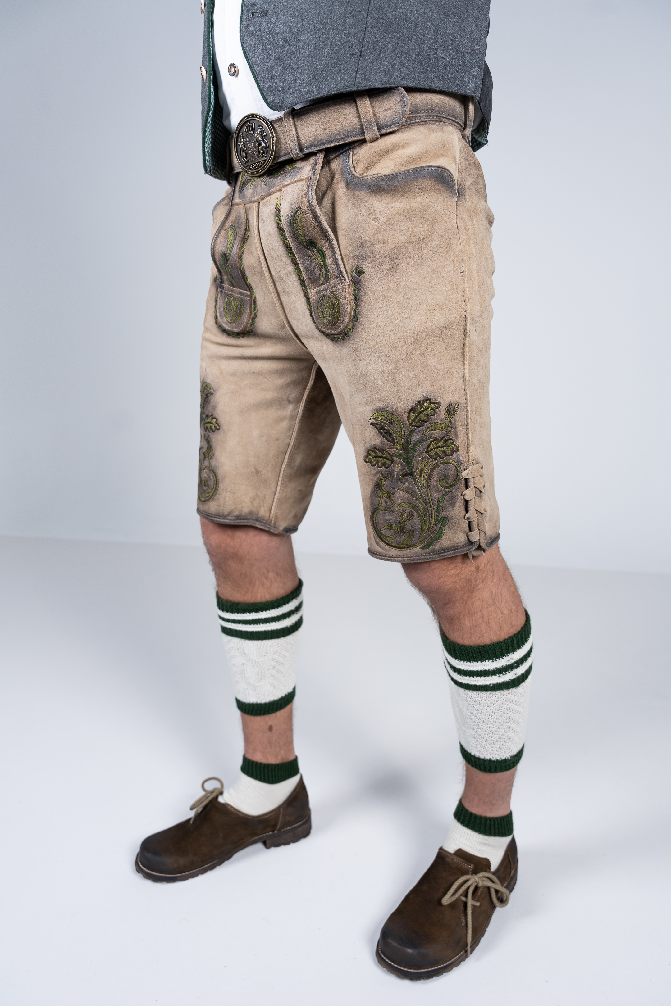 Kurze Wildbock Lederhose Michael