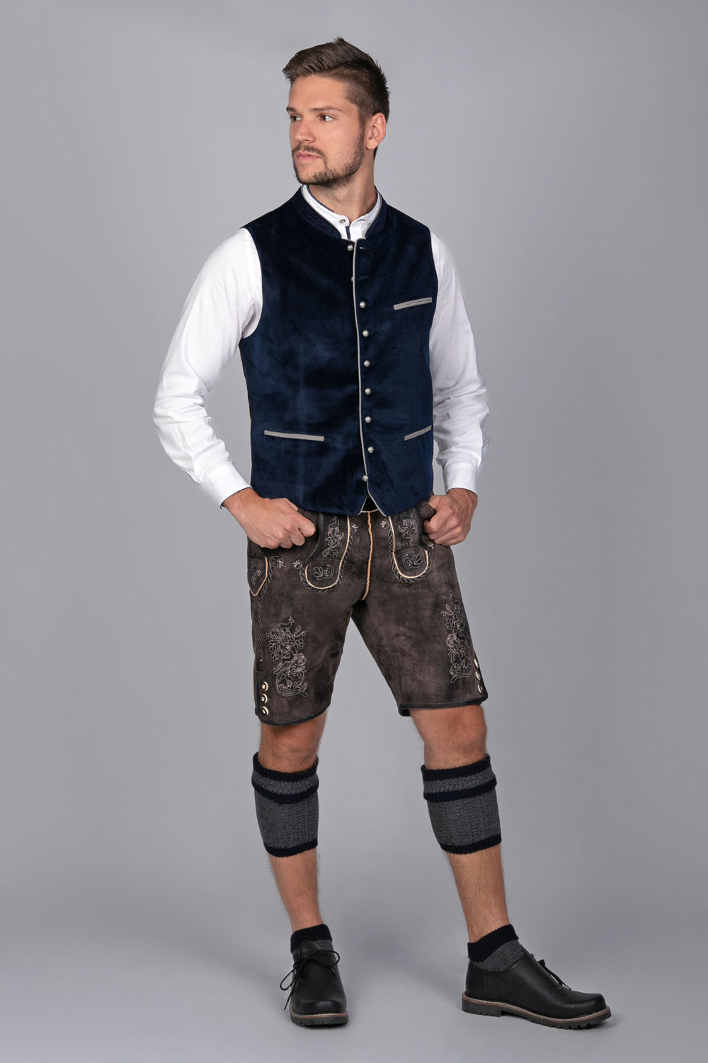 Kurze Trachtenlederhose Matze