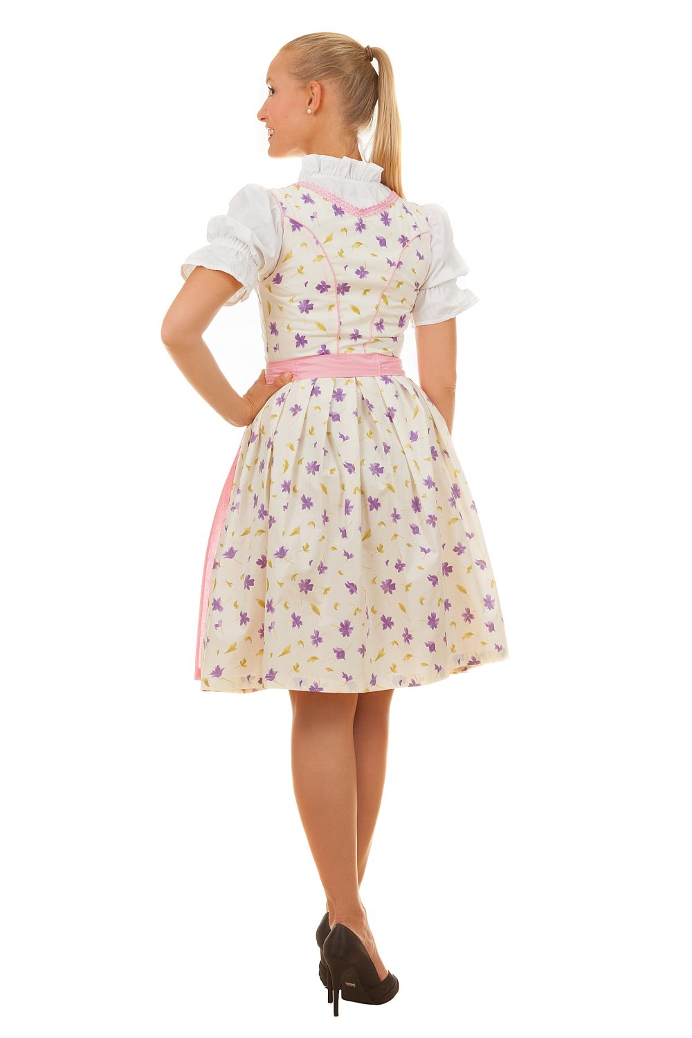 Mini Dirndl 3-teilig Anna rosa