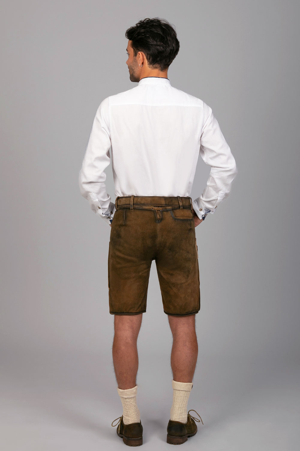 Kurze Wildbock Lederhose Erwin Siberia