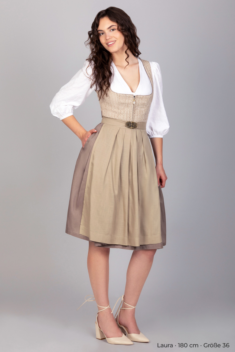 Midi Dirndl Edith Champagner