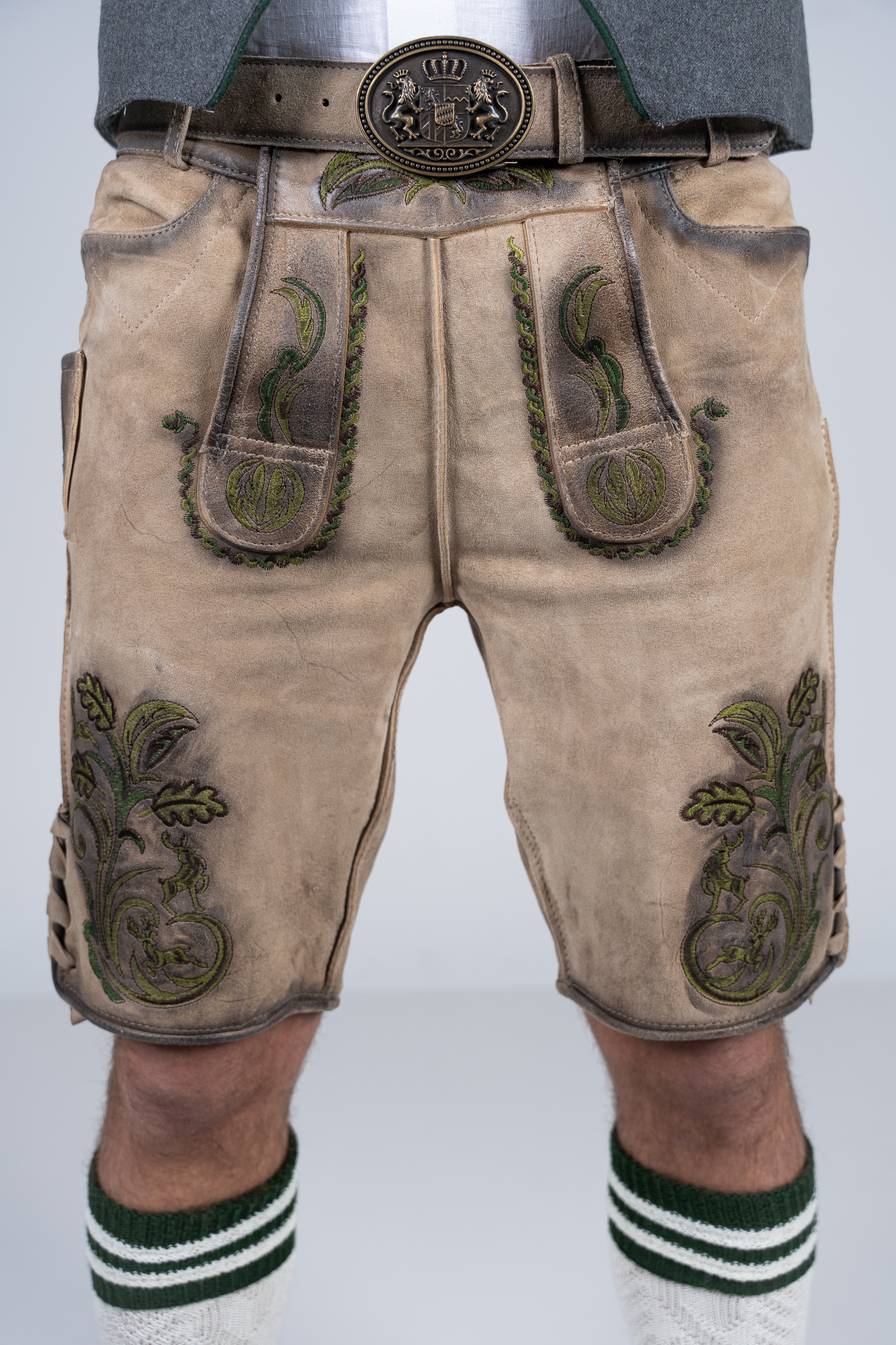 Kurze Wildbock Lederhose Michael