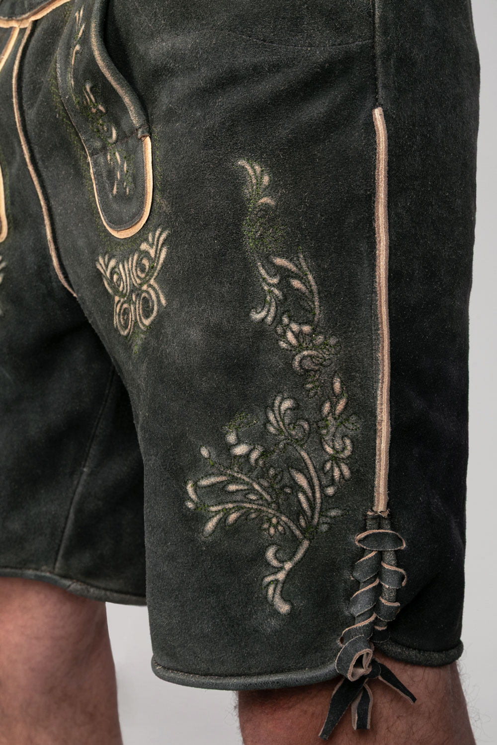 Kurze Wildbock Lederhose Friedl