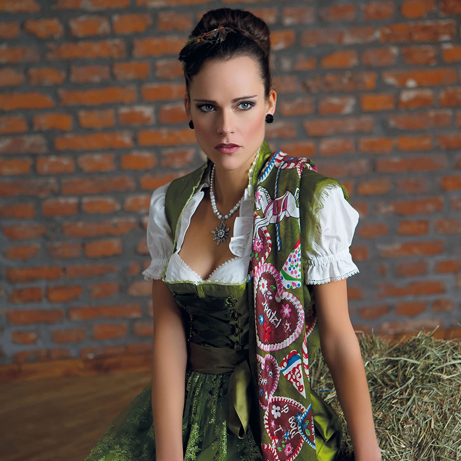 Trachtentuch Sweet Temptation grün