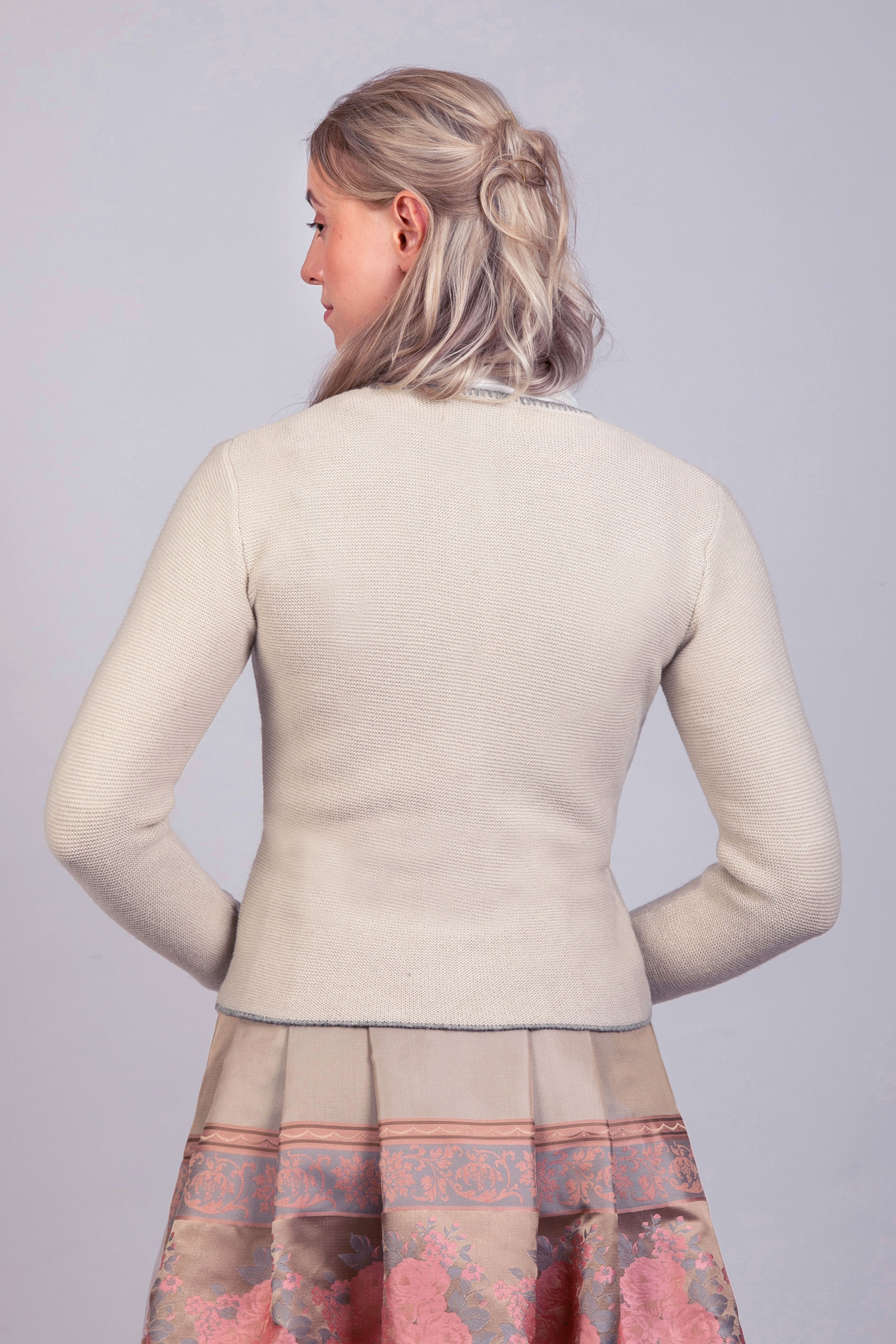 Strickjacke Mona creme