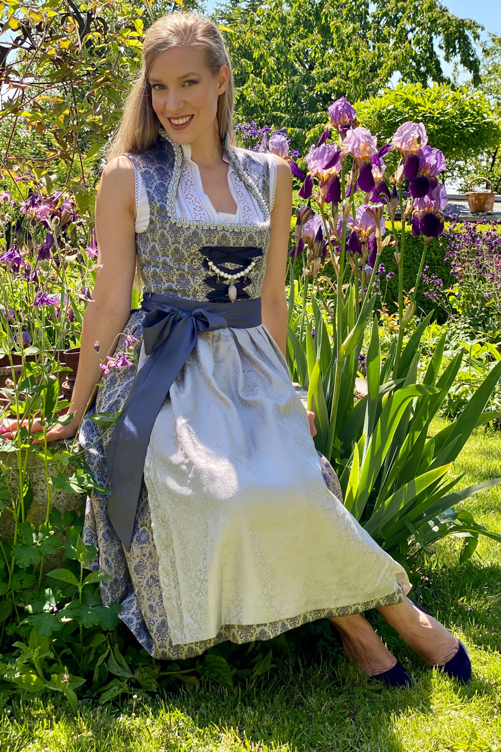 Midi Dirndl Marianna Stehkragen