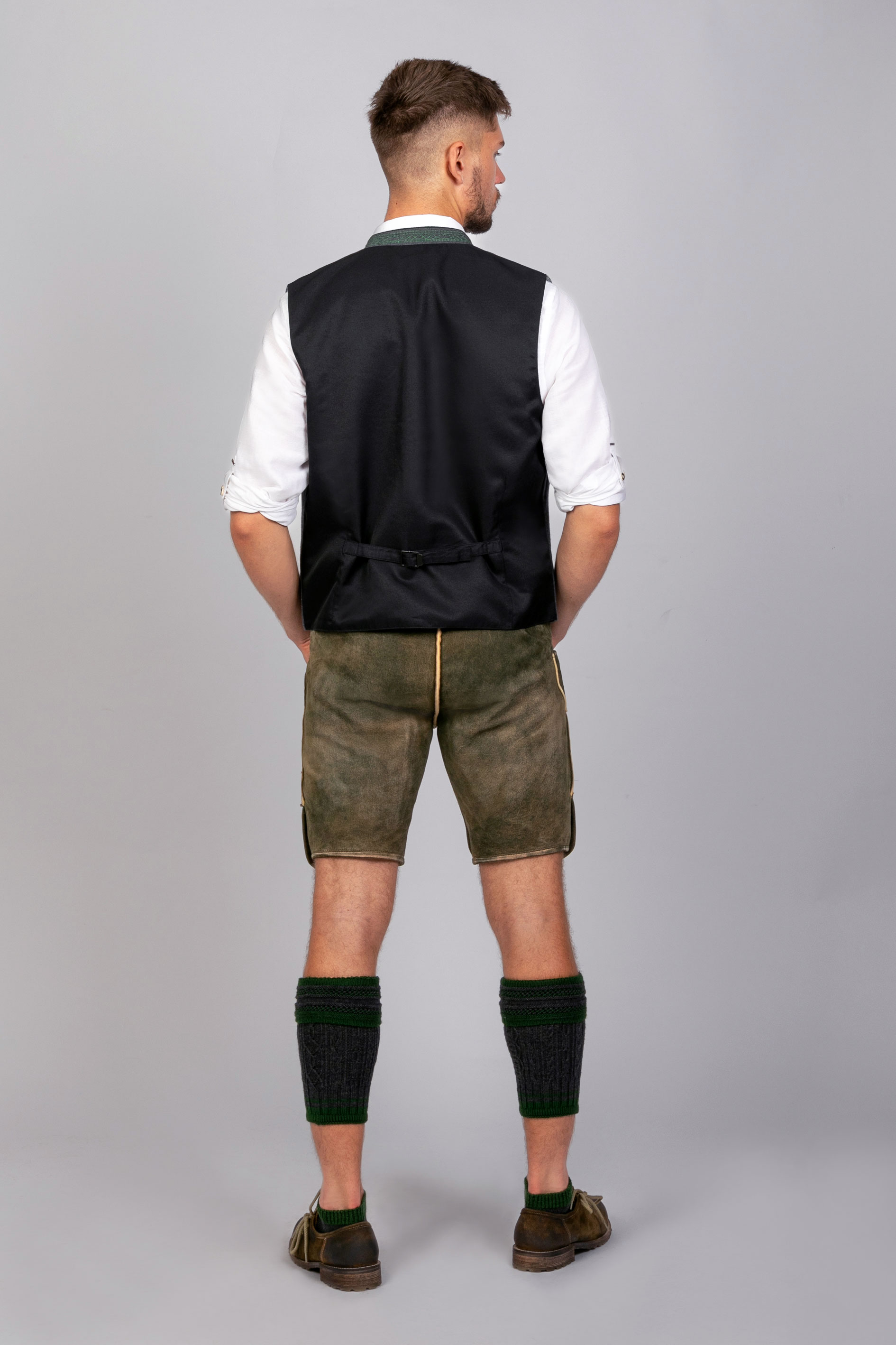 Kurze Wildbock Lederhose Murten