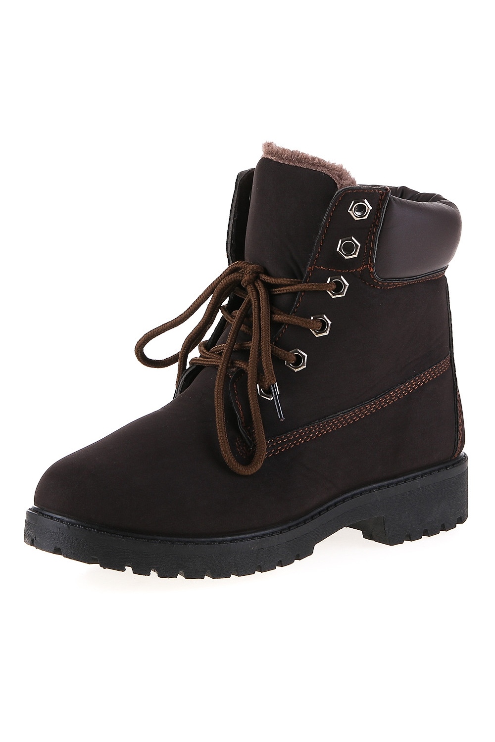 Damen Boots-Freizeitschuhe braun